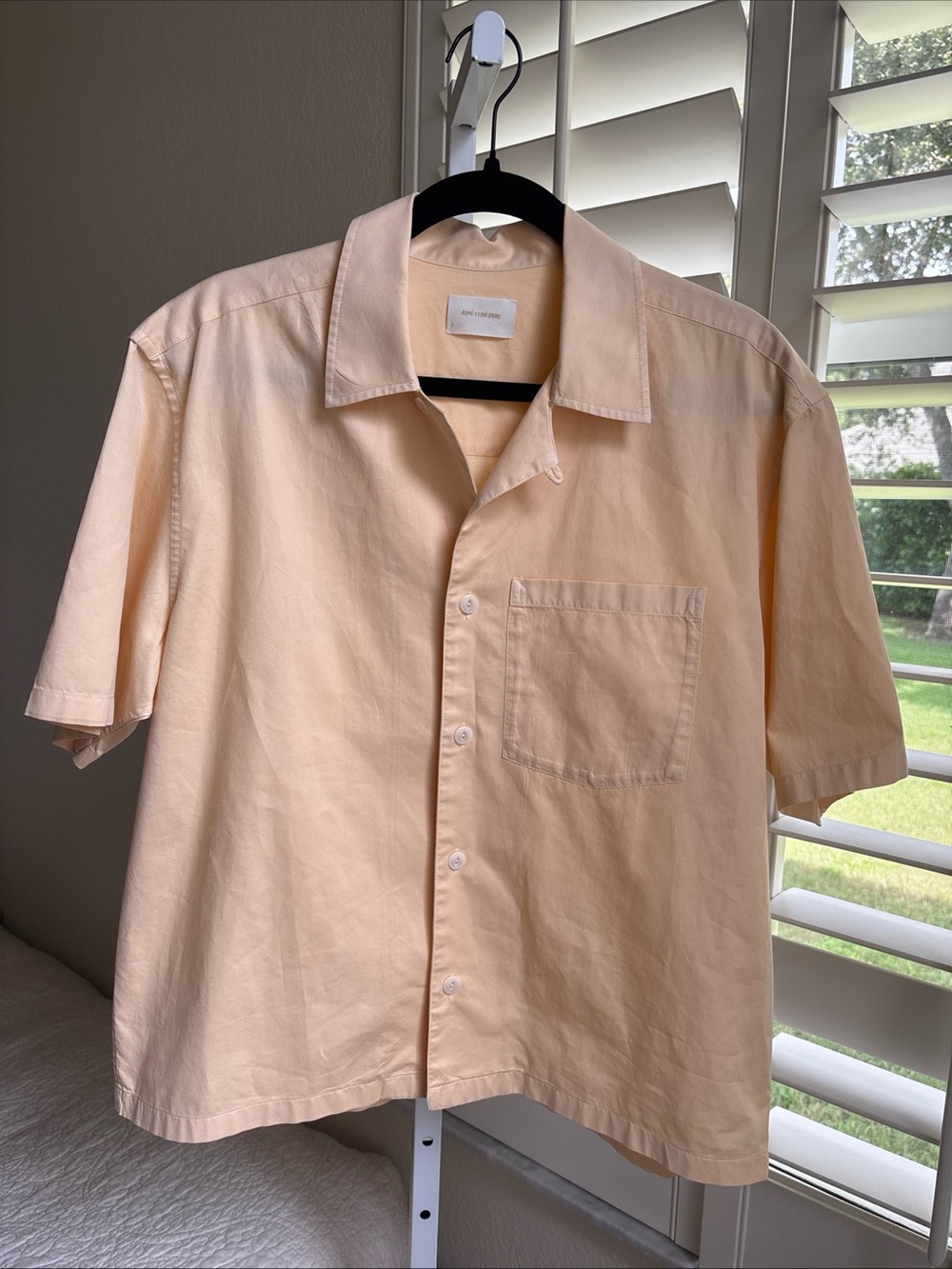 Aime Leon Dore Cropped Camp Shirt Size Small